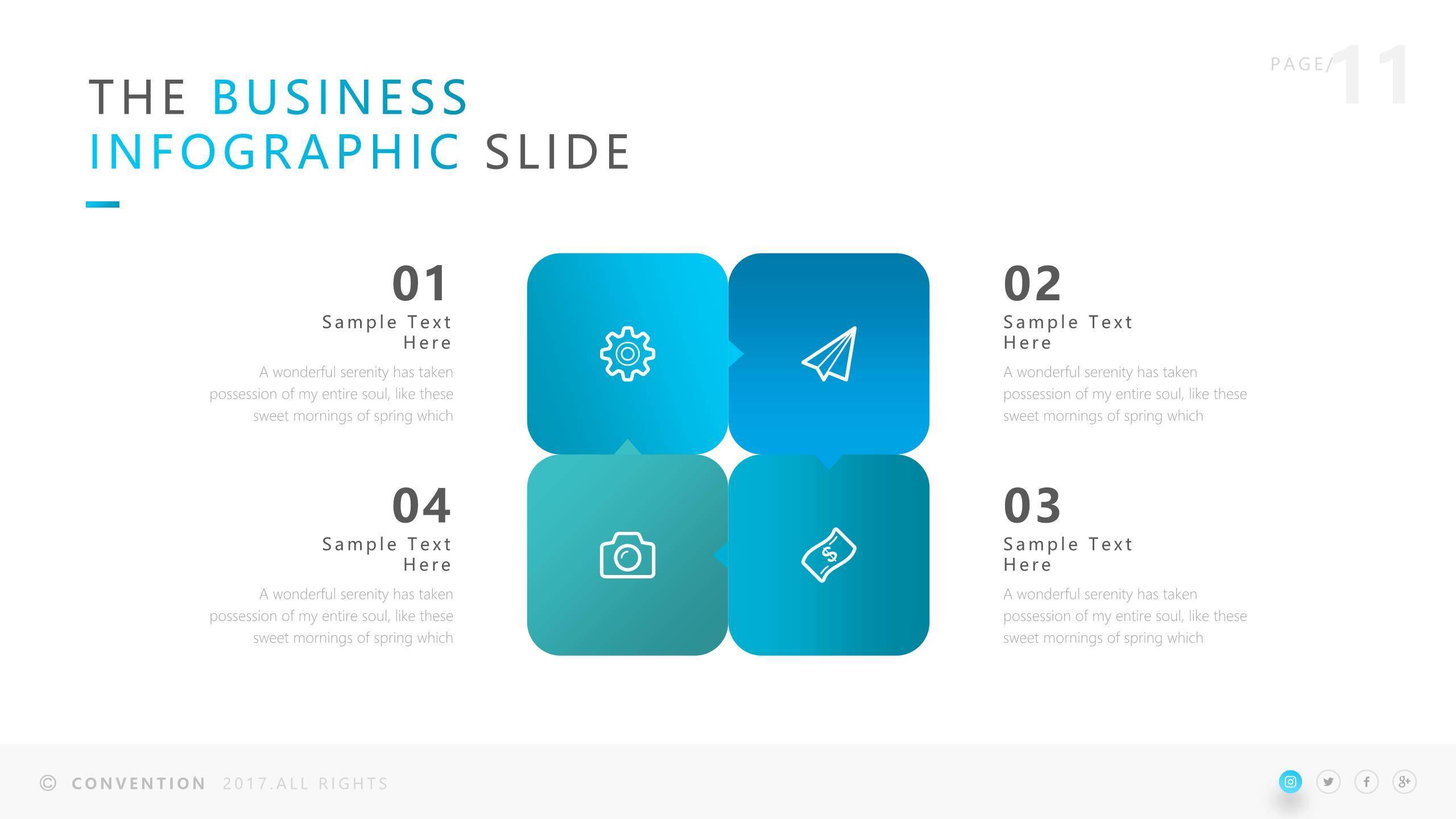 蓝色三七女生节校园活动PPT模板2