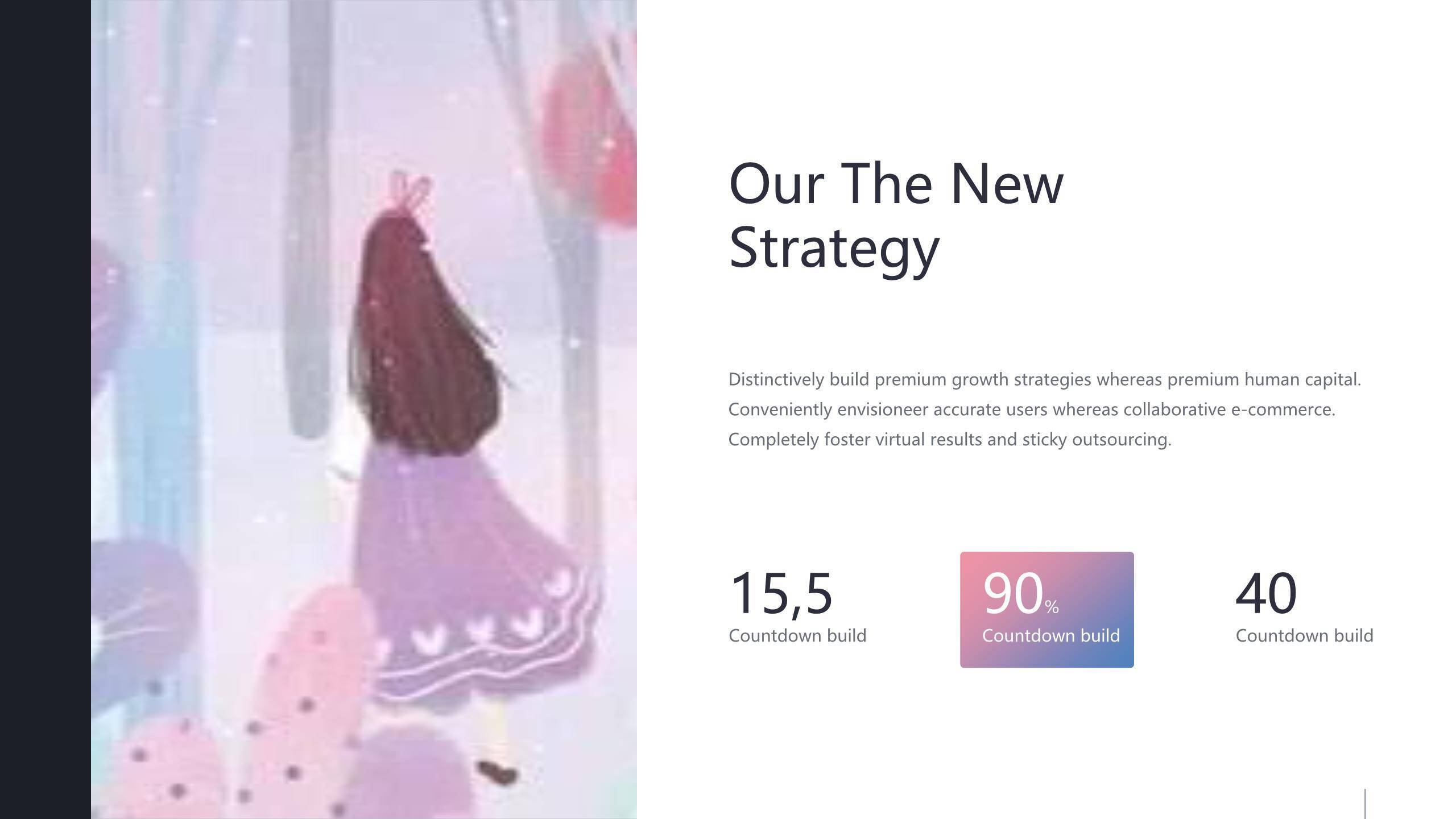 紫色梦幻插画三七女生节活动策划PPT模板2