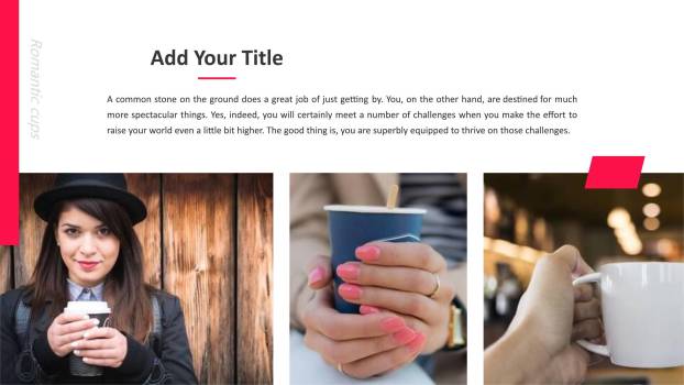 红色相册风摄影三七女生节唯美主题活动PPT模板5