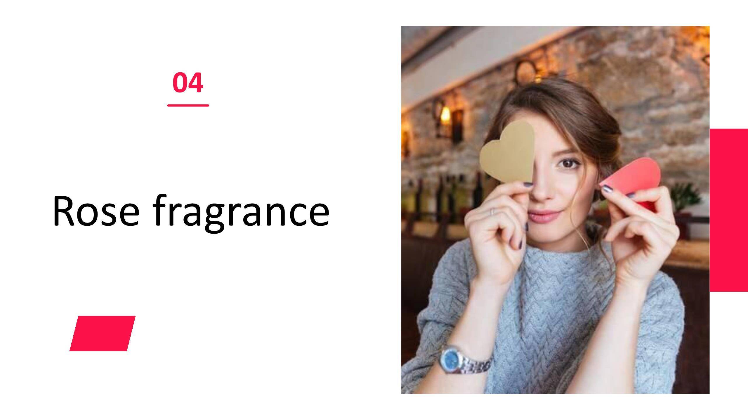 红色相册风摄影三七女生节唯美主题活动PPT模板7