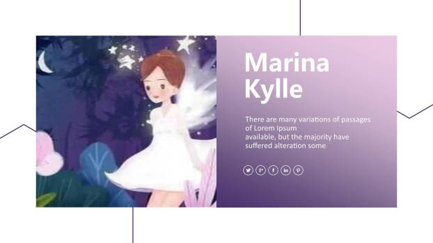 紫色唯美梦幻三七女生节公主风主题活动PPT模板7