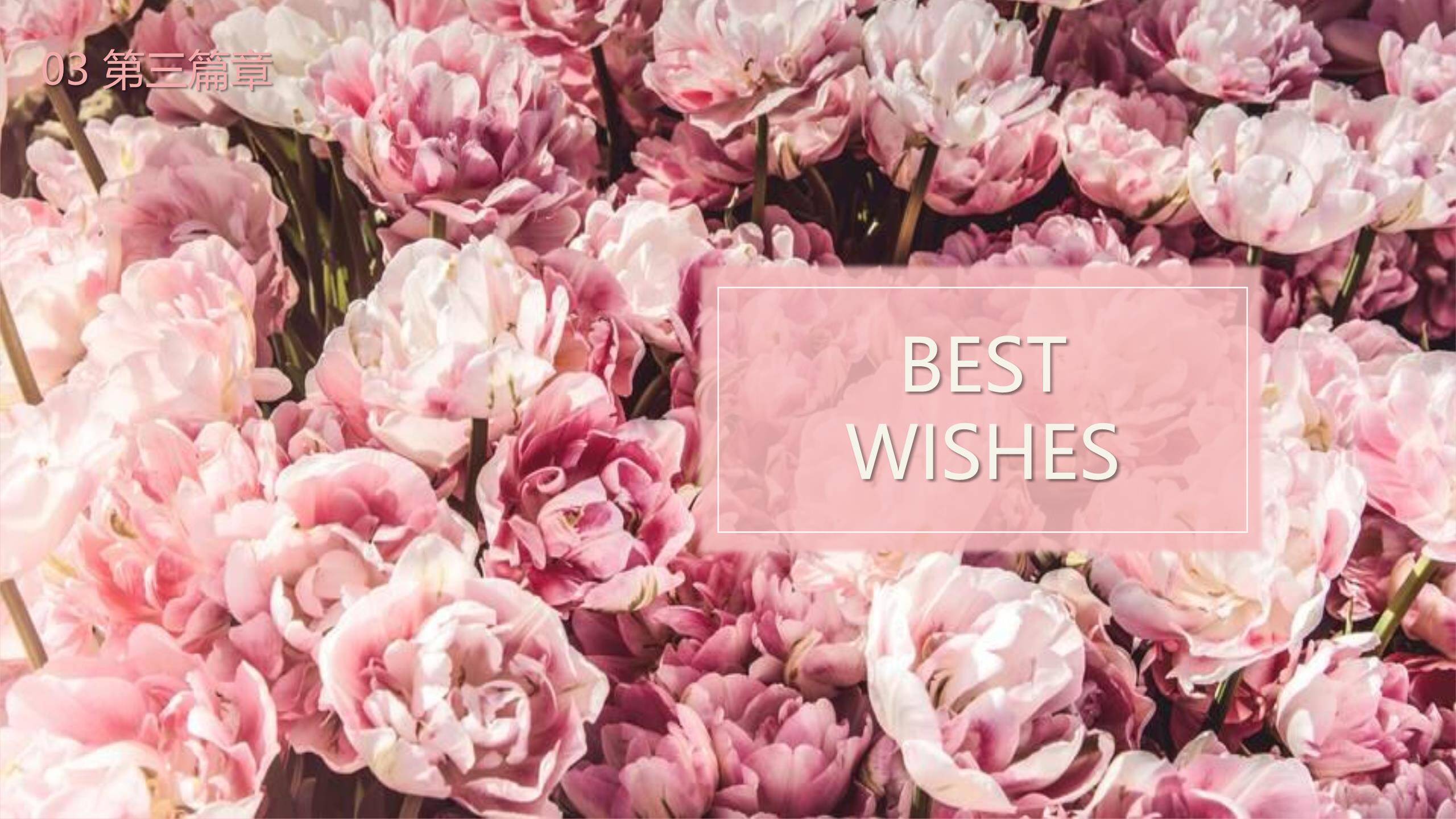 粉色欧美杂志风女生节祝福贺卡PPT模板9