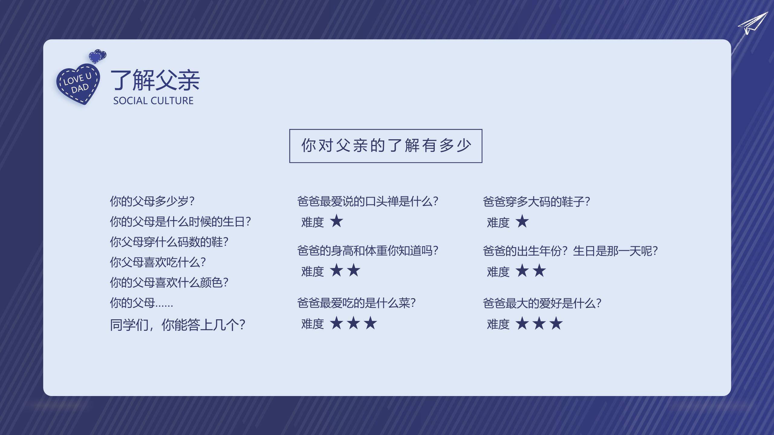 父亲节超级英雄感恩教育PPT模板4