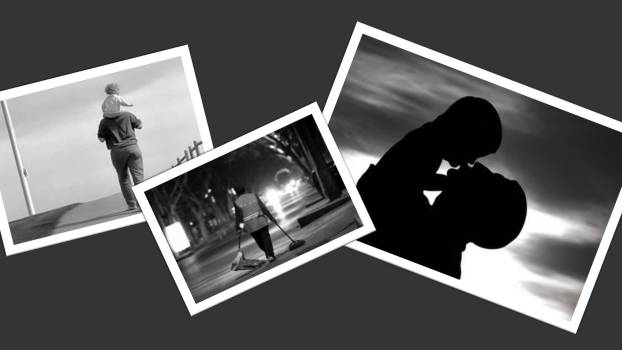 父亲节复古意境父爱哲理PPT模板6