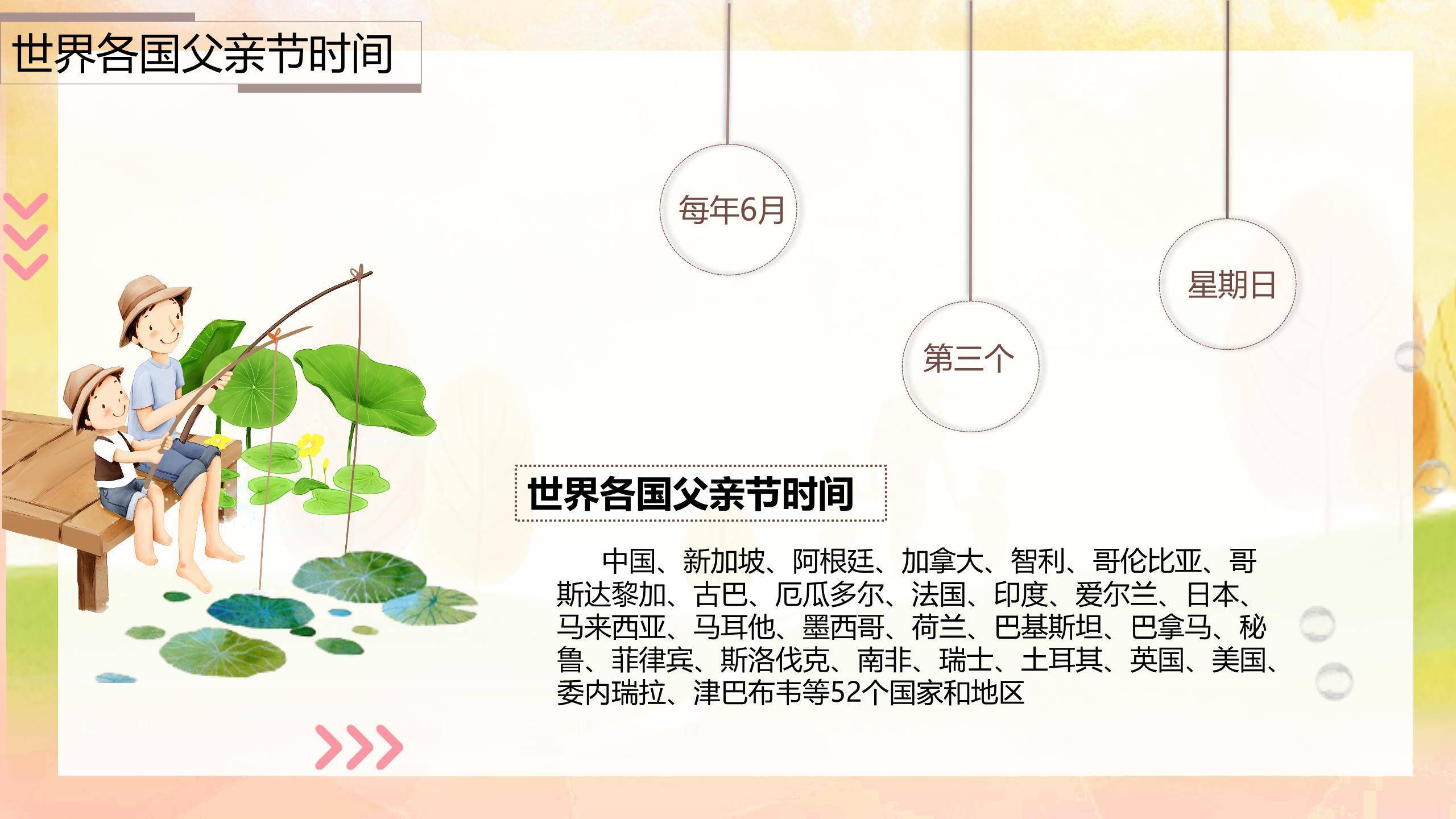 父亲节秋日背影情感演讲PPT模板4