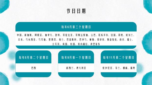 父亲节以父之名文艺演讲PPT模板6