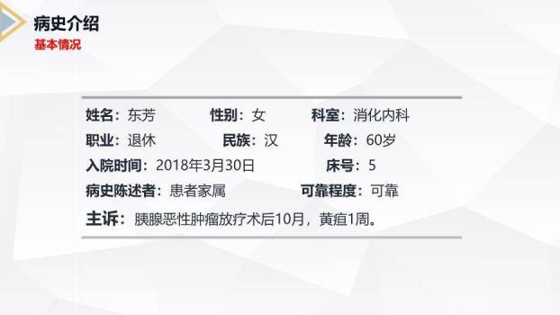 藏青色商务风胰腺癌患者护理查房PPT模板6