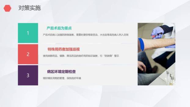 粉红色团队QCC医生护士品管圈PPT模板7