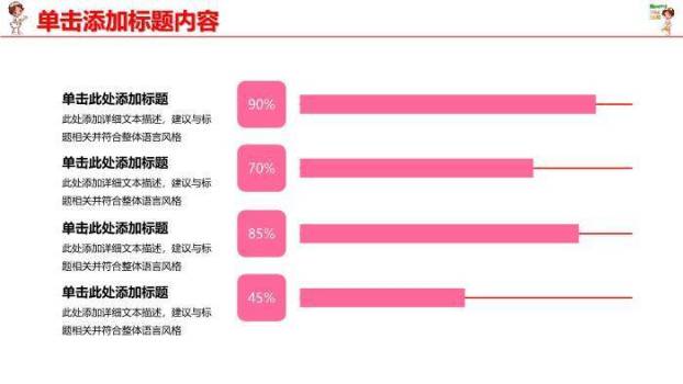 粉色卡通风医疗卫生护理PPT模板6