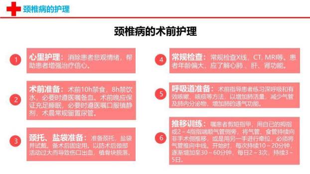 粉色医疗颈椎病的护理查房PPT模板1