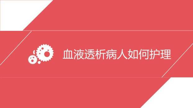 红色血透病人的护理PPT模板1