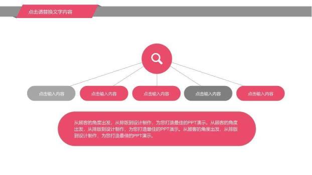 红色医疗报告总结PPT模板5