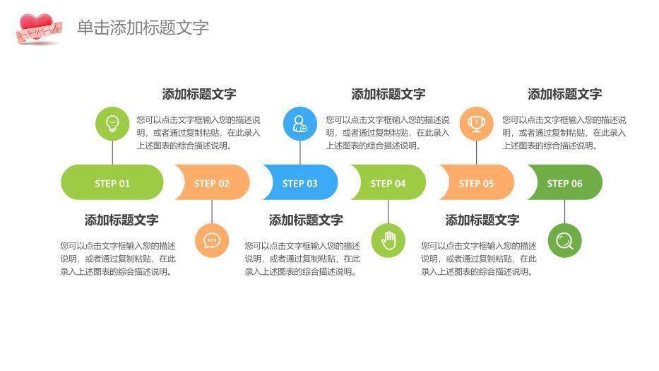 红色自然清新风医学医疗呵护PPT模板4