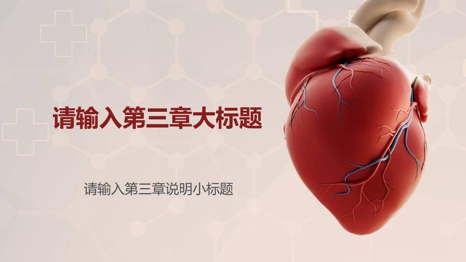 红棕色科技风医院心脏病研究医疗报告模板PPT模板6