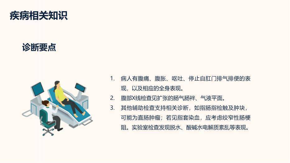 黄色卡通风肠梗阻护理查房PPT模板2