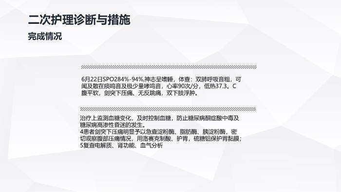 灰蓝色肺部感染护理查房PPT模板6