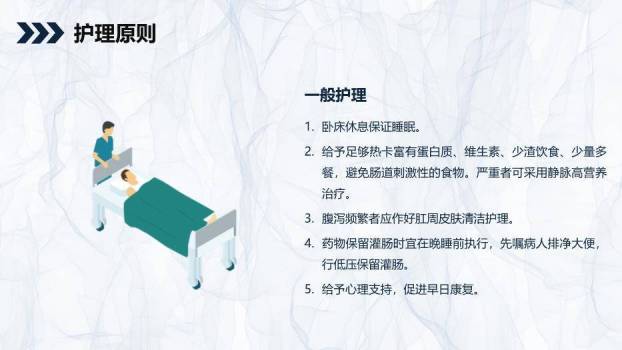 灰色简约风溃疡性结肠炎护理查房PPT模板6