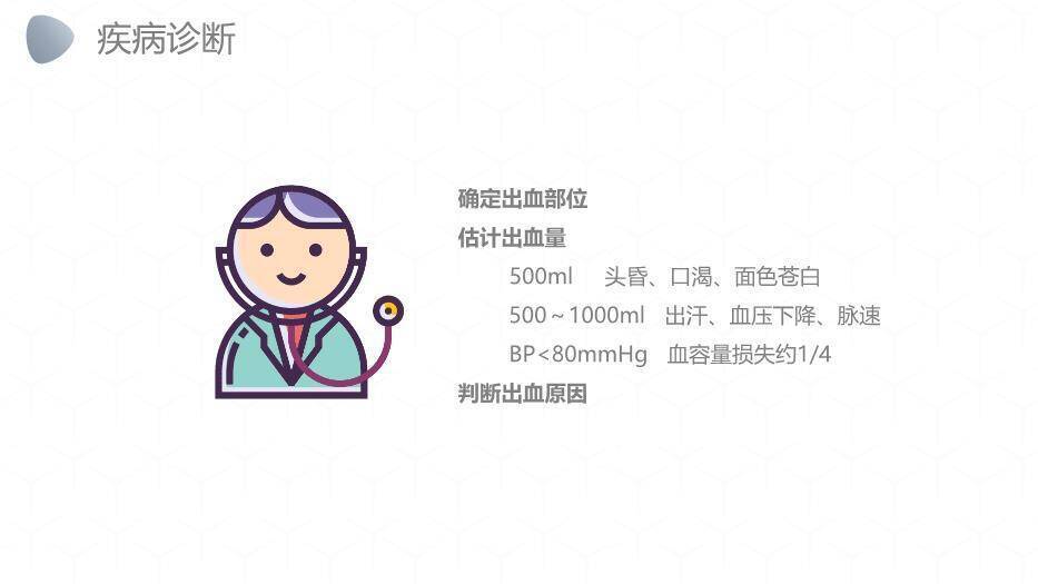 灰色卡通风鼻出血护理业务PPT模板3