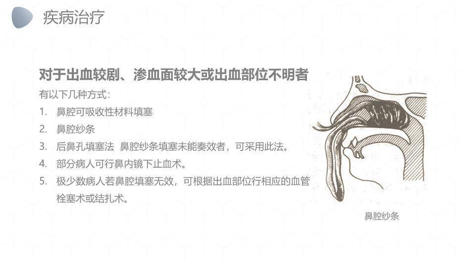 灰色卡通风鼻出血护理业务PPT模板6