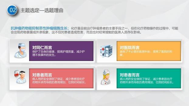 灰色科技节点风护理品管圈主题汇报PPT模板1