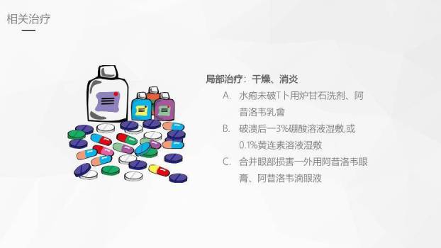 卡其色卡通风带状疱疹后遗神经痛护理课件PPT模板9