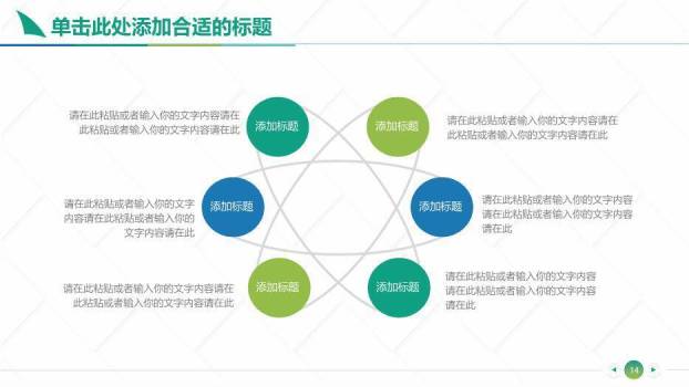 蓝绿色医疗医学学术汇报PPT模板5