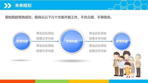 蓝色护士长助理竞聘稿PPT模板2