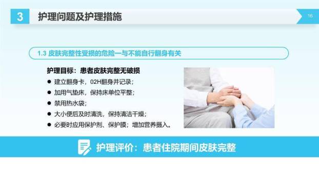 蓝色科技风护理查房PPT模板7