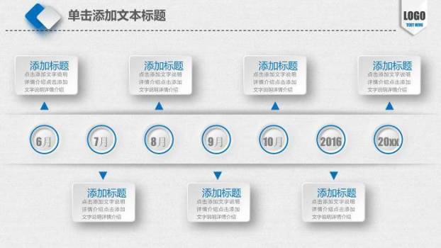 蓝色科技时代风医学医疗汇报PPT模板4