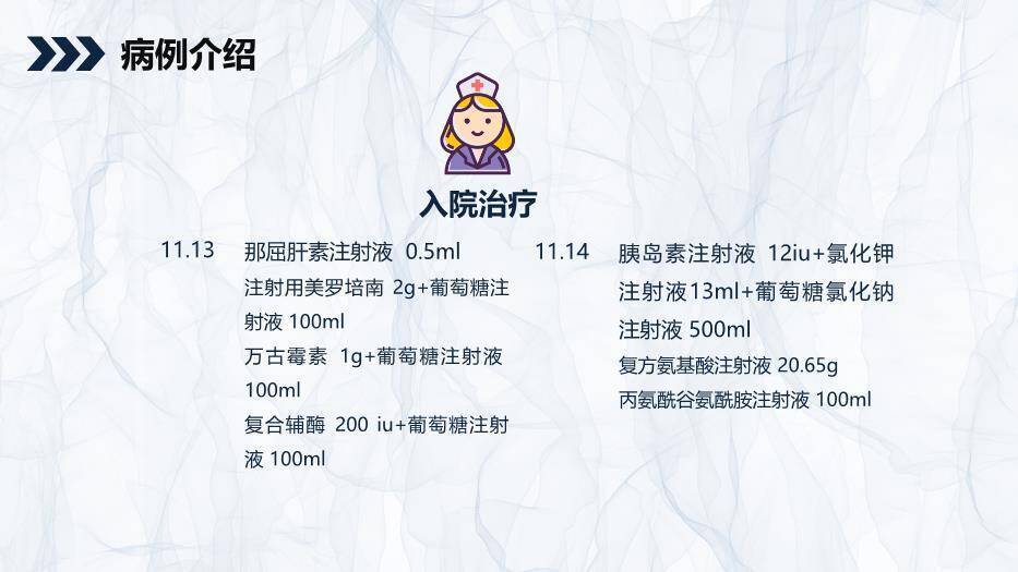 蓝色商务风颅内表皮样囊肿患者护理查房PPT模板6