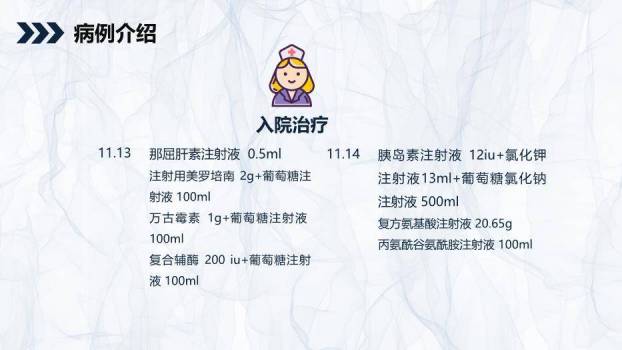 蓝色商务风颅内表皮样囊肿患者护理查房PPT模板6