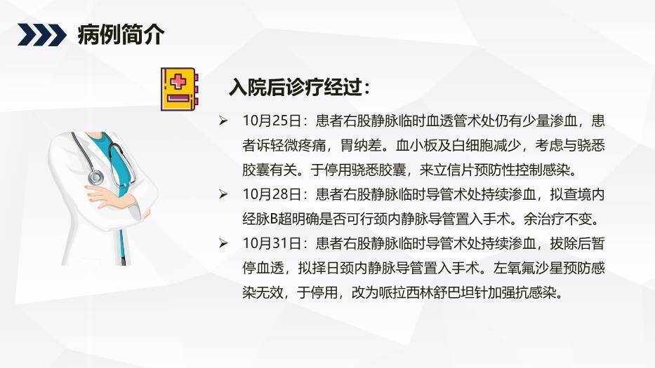 蓝色商务风肾病综合征患者护理查房PPT模板9