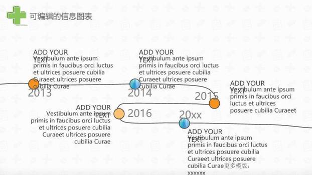 蓝色医疗机构工作汇报PPT模板5