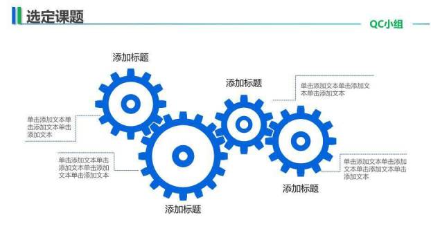 蓝色医疗医院医疗手术QC品管圈通用模板PPT模板4