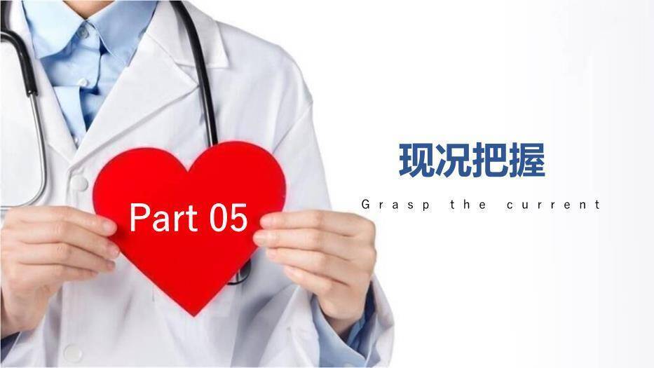 蓝色职业提高规范化口服给药执行率PPT模板4