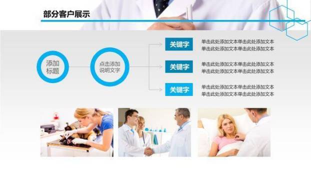 蓝色职业医院医学研讨PPT模板9