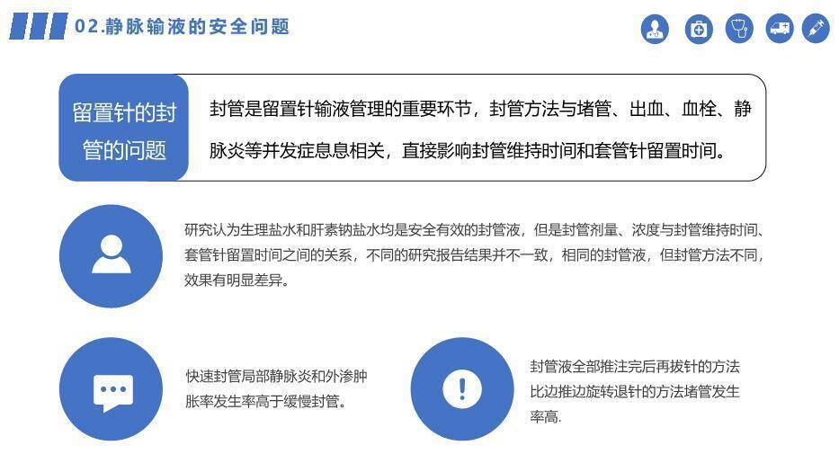 蓝色专业静脉输液的安全问题PPT模板8