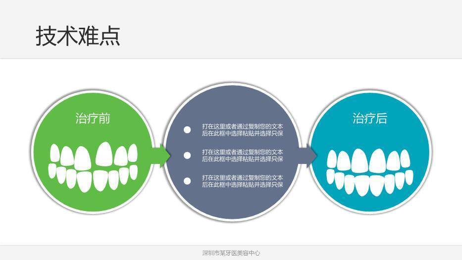 绿色3D卡通风健康牙齿口腔护理PPT模板2