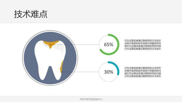 绿色3D卡通风健康牙齿口腔护理PPT模板3