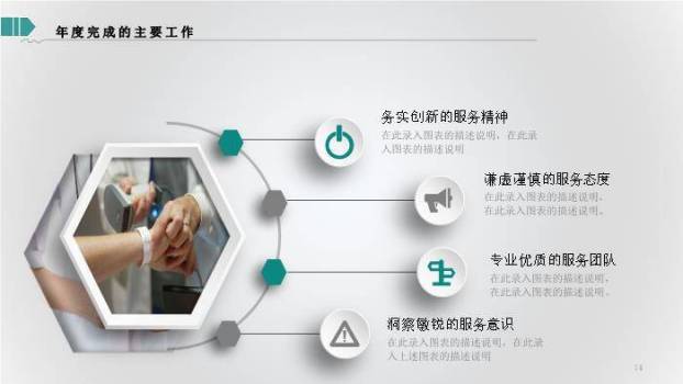 绿色扁平风医疗医药行业工作汇报计划PPT模板5