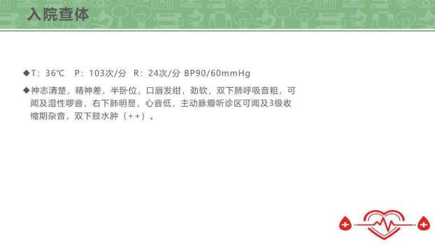 绿色扁平医疗风心内科护理查房PPT模板3
