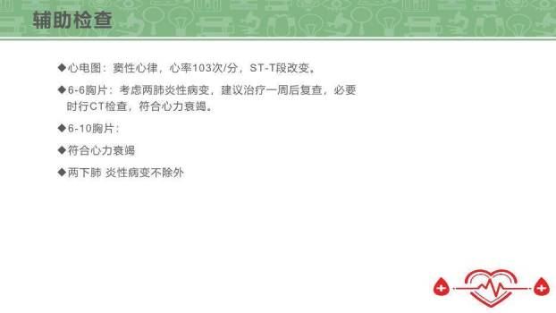 绿色扁平医疗风心内科护理查房PPT模板5