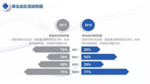 绿色极简风渐变色医疗行业通用PPT模板7