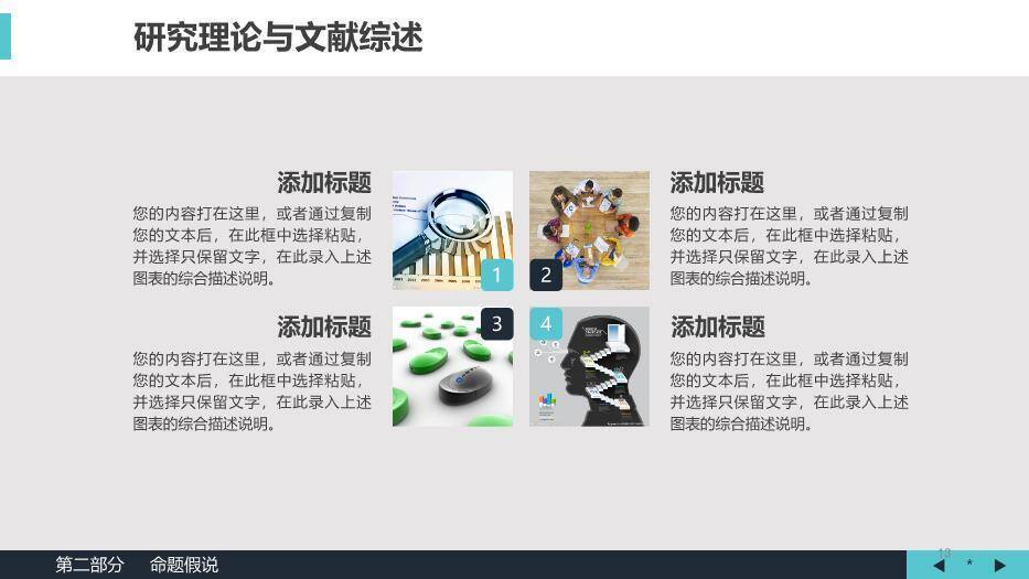 绿色极简风生物医学医疗毕业答辩论文PPT模板4