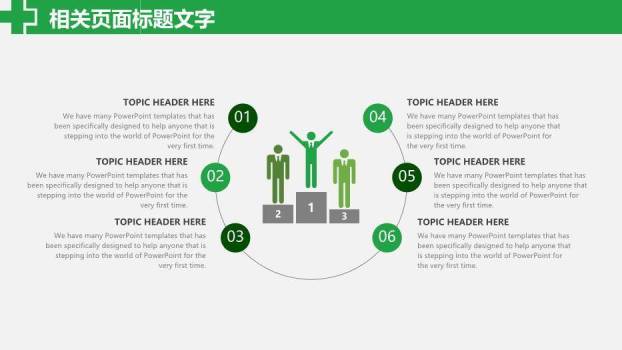 绿色极简风医院年度季度工作报告PPT模板6