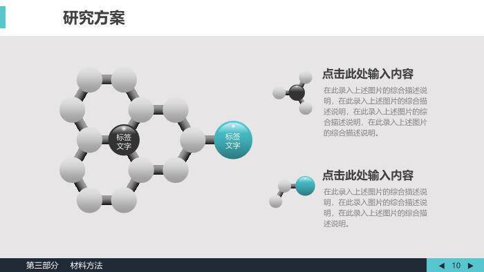 绿色极简学术风生物医学答辩论文PPT模板1