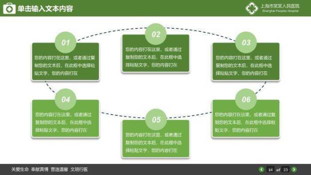 绿色卡通风医学报告演示PPT模板5