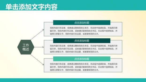 绿色文字医院医疗PPT模板2