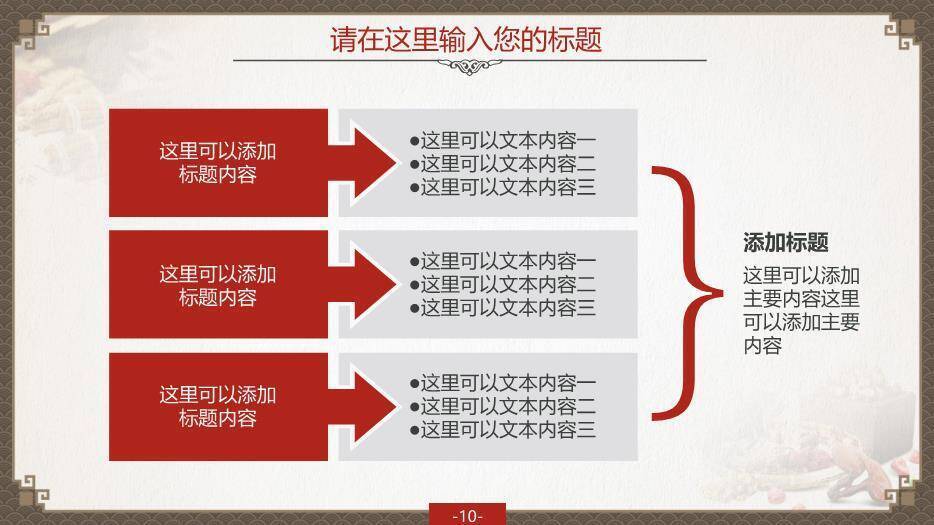 米黄色国风大医精诚厚德怀仁PPT模板(1)1