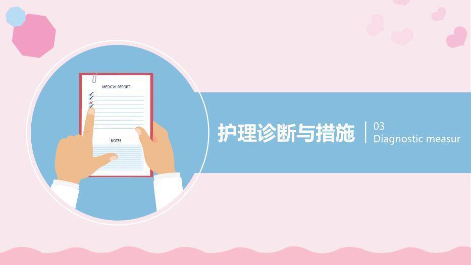 粉色扁平医疗风产后大出血护理查房PPT模板2